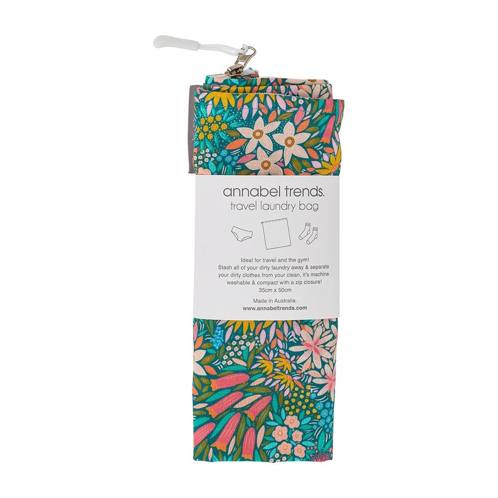 Annabel Trends Laundry Bag Field of Flowers Wattle and Oak Annabel Trends Laundry Bag Field of Flowers Wattle and Oak